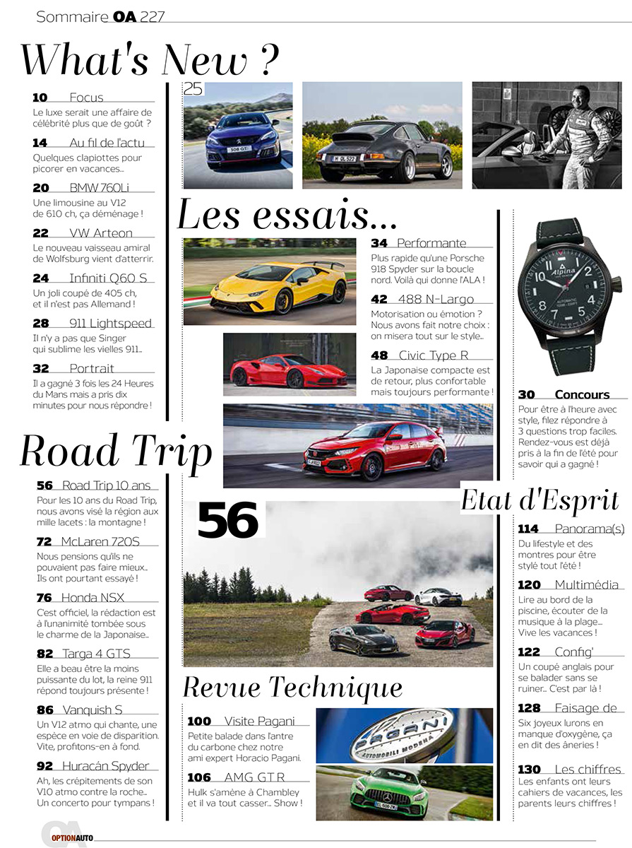 Magazine Option Auto