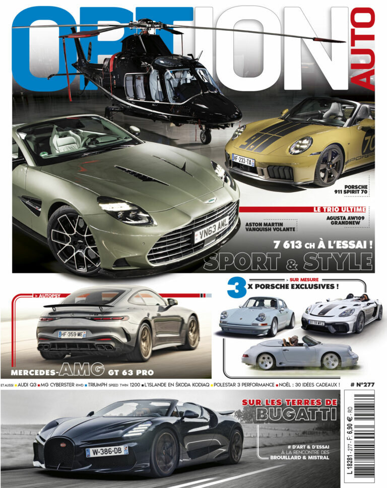 Couverture du magazine Option Auto n°277 – Décembre 2025 / Janvier 2026