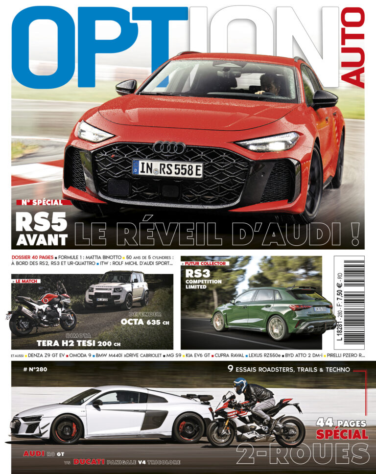 Couverture du magazine Option Auto n°280 – Juin / Juillet 2026