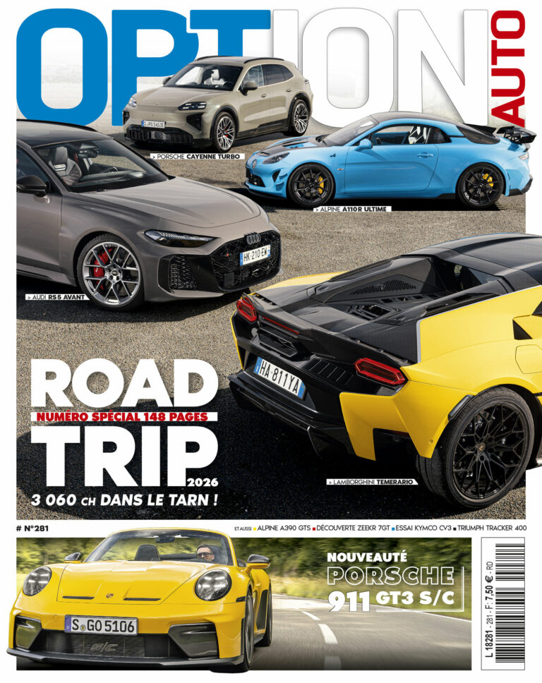 Couverture du magazine Option Auto n°281 – Août / Septembre 2026