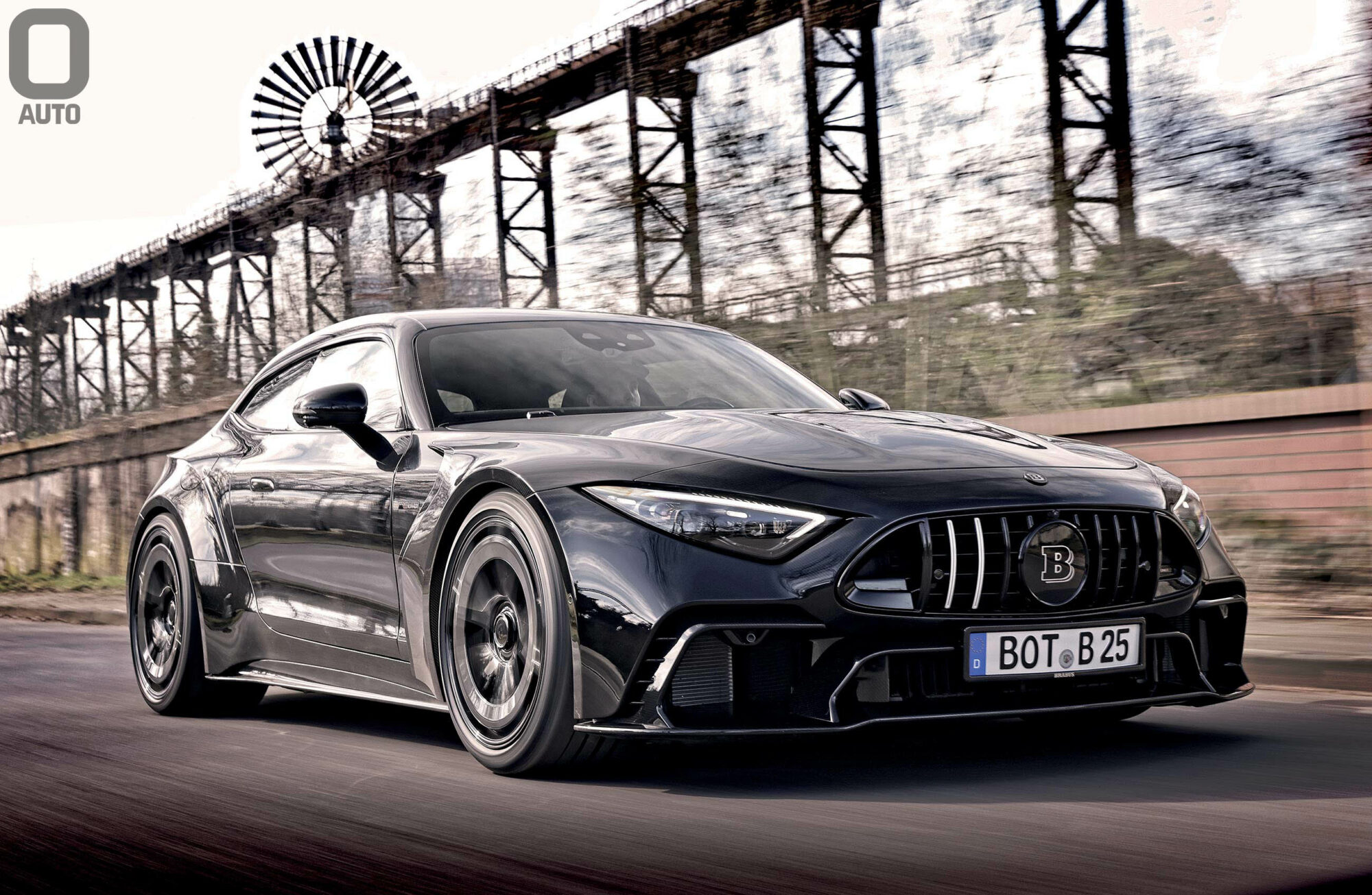 Brabus Rocket GTS en mouvement dans la Ruhr