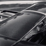 Carrosserie en carbone et prises d’air de la Bugatti Mistral